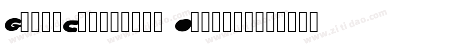 GrantCondensed Oblique字体转换